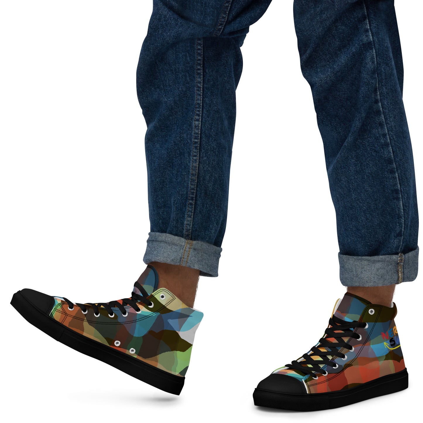 Men’s Multi Color High Top