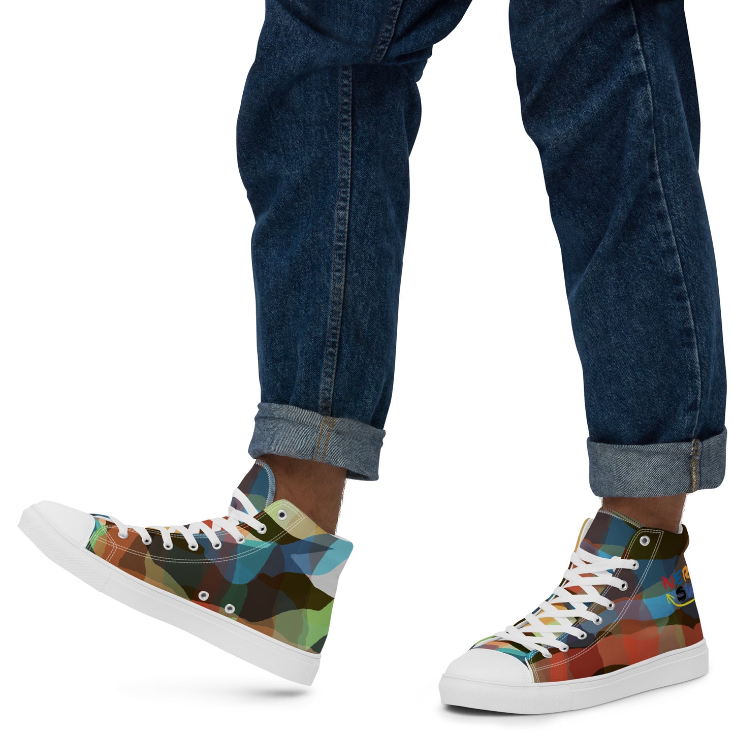 Men’s Multi Color High Top