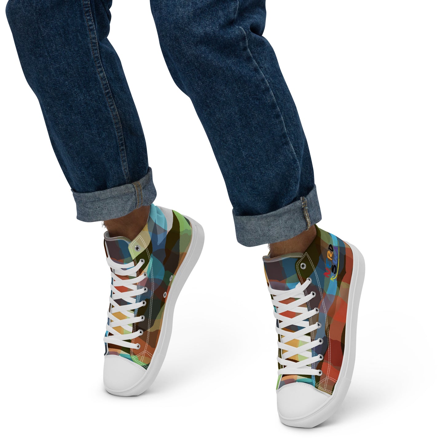 Men’s Multi Color High Top