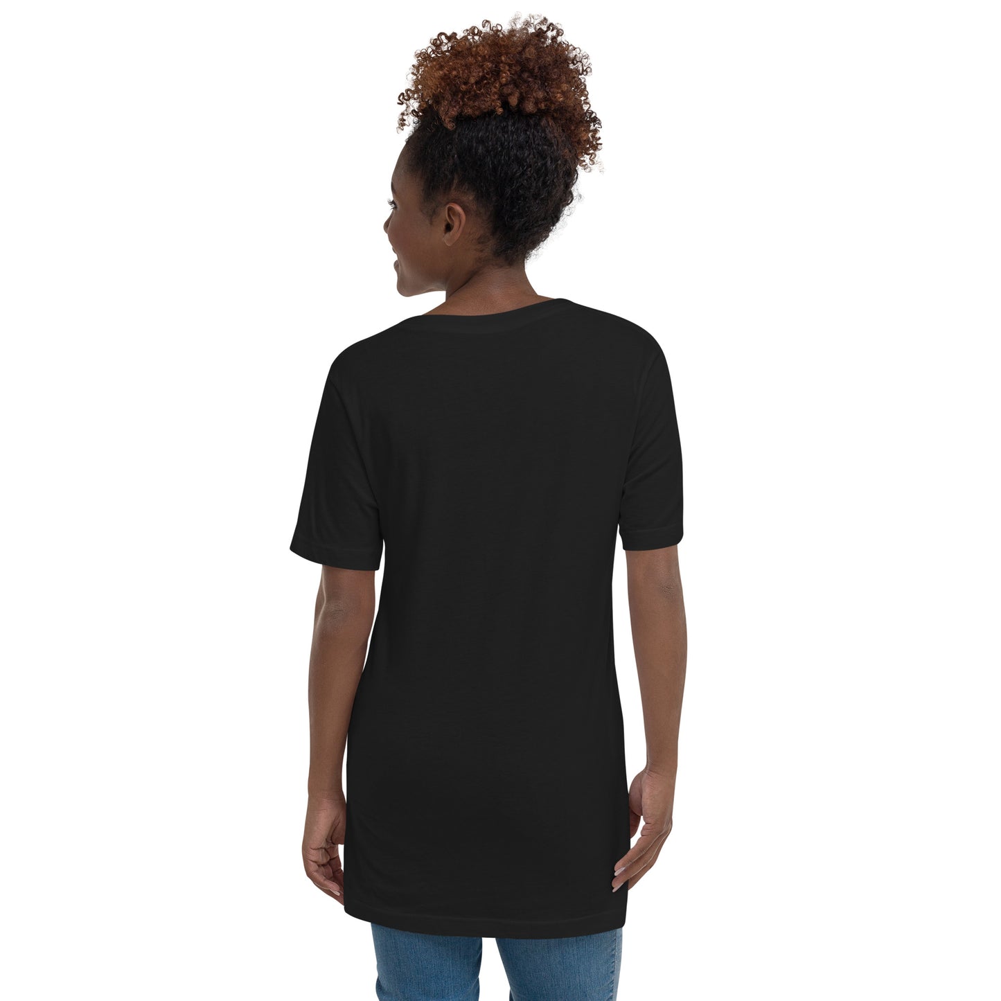 Unisex V-Neck Word Logo T-Shirt